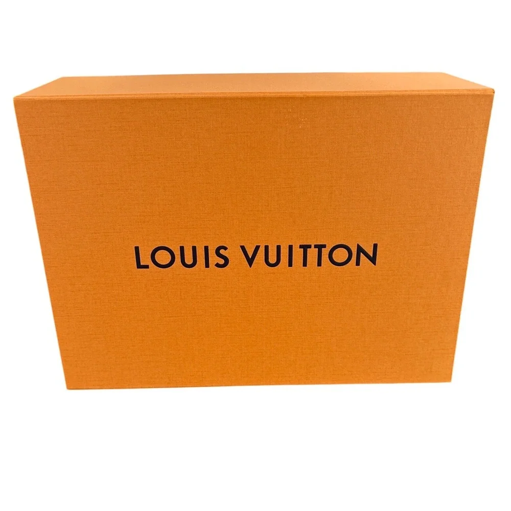 Louis Vuitton Medium Saffron Orange Storage Box 14x10x5 Pull-Tab Flap